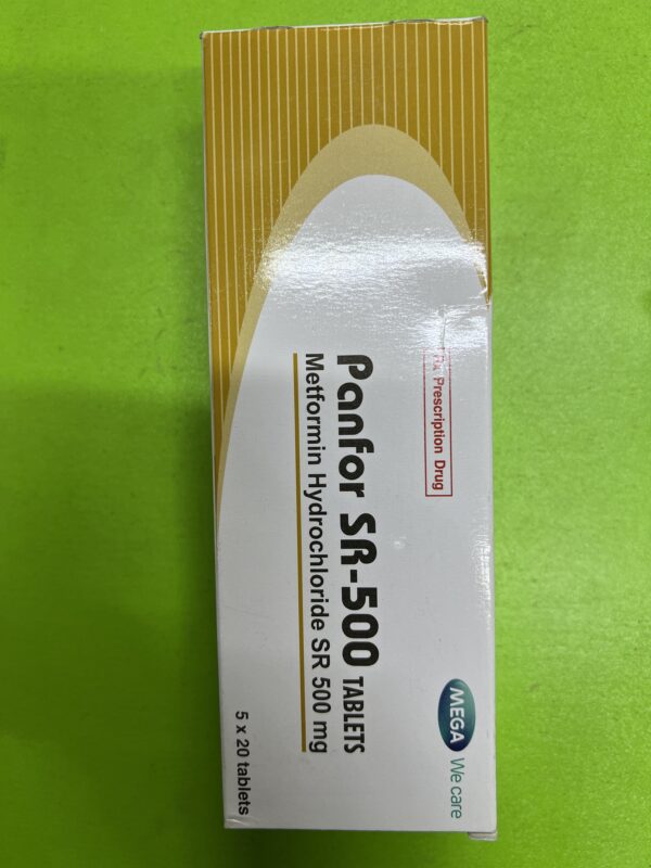 PANFOR SR-500 TABLETS (Metformin Hydrochloride)PER SACHET