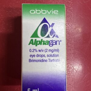 ALPHAGAN EYE DROPS SOLUTION UK 5ml (Brimonidine Tartrate)