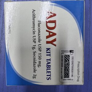 ADAY KIT TABLETS (Fluconazole 150mg, Azithromycin 1g, Secnidazole 2g)