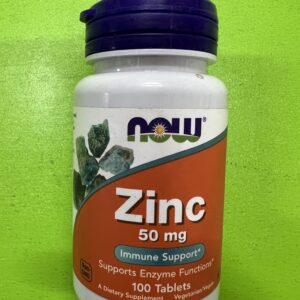 ZINC 50MG  (NOW)  BY 100TAB