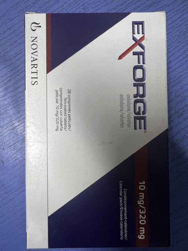 AMLODIPINE/VALSARTAN 10/320MG (EXFORGE)PER SACHET