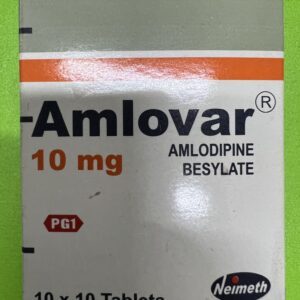 AMLODIPINE 10MG (AMLOVAR)PER SACHET